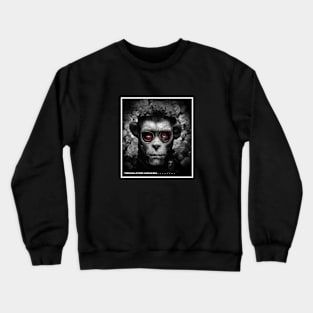 terminator monkey Crewneck Sweatshirt